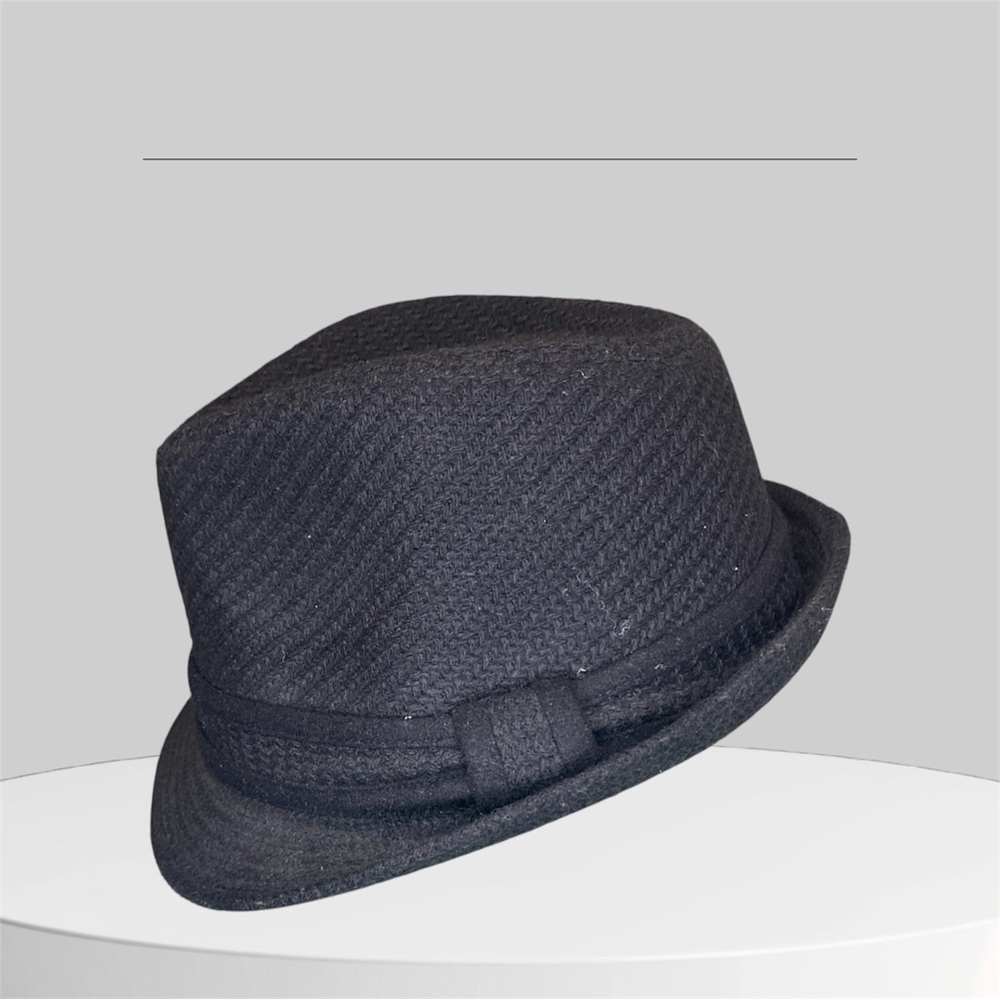 Black Woven Hat